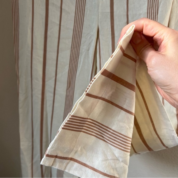 NWT Modcloth New Opportunities Capri Flare Crop Linen Pants, size 8 - Picture 9 of 16